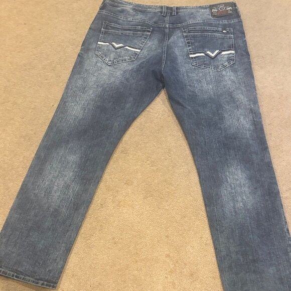 Buffalo David Bitton Men's Relaxed Distressed Denim Jeans 38x30 - Picture 11 of 12